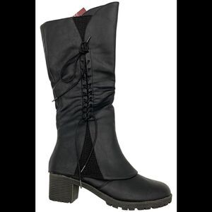 Muk Luks Women's Lucy Lonnie Boot Black - Medium